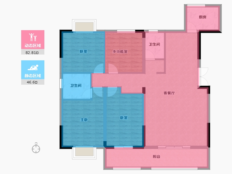 江西省-萍乡市-汇恒·萍湖湾-117.00-户型库-动静分区