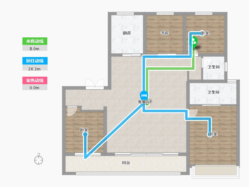 山东省-济南市-银丰御玺-136.01-户型库-动静线