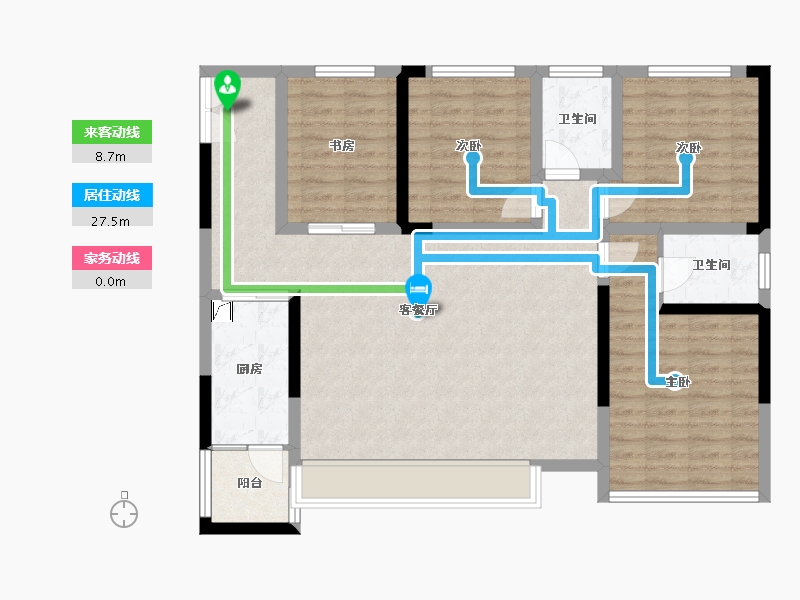 四川省-宜宾市-叙州世纪城-96.00-户型库-动静线