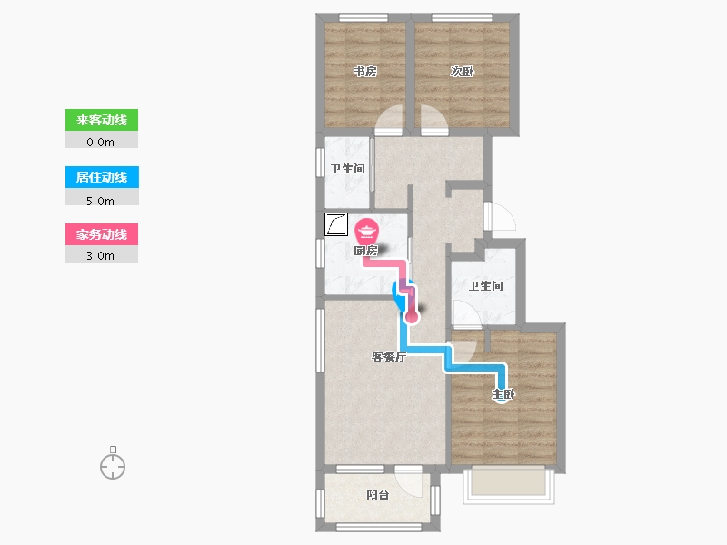 河北省-廊坊市-金融街·融府-67.21-户型库-动静线