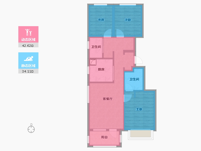 河北省-廊坊市-金融街·融府-67.21-户型库-动静分区