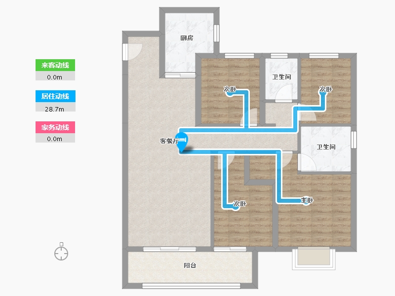 四川省-成都市-海伦堡玖悦府-99.10-户型库-动静线