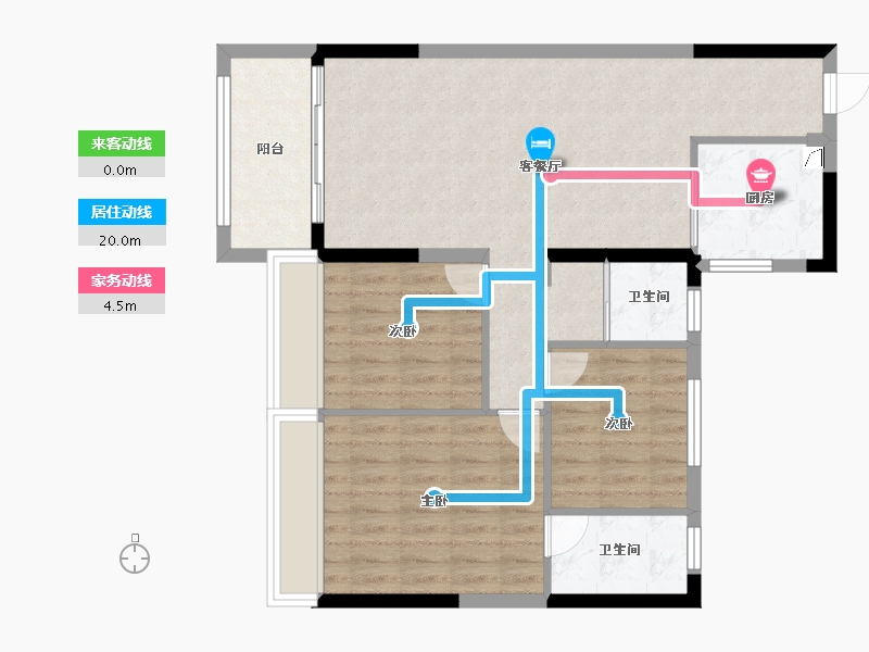 河南省-周口市-沈丘碧桂园-118.00-户型库-动静线