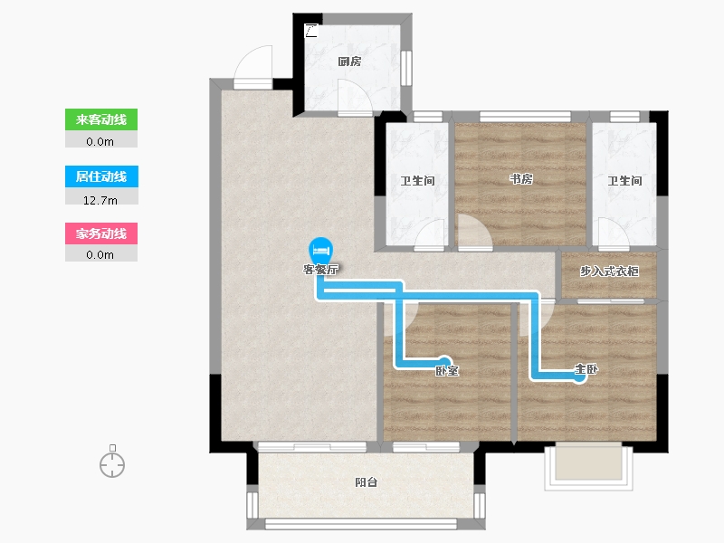 江西省-赣州市-海玥·天境-79.21-户型库-动静线