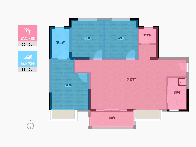 四川省-泸州市-均和美域-100.00-户型库-动静分区