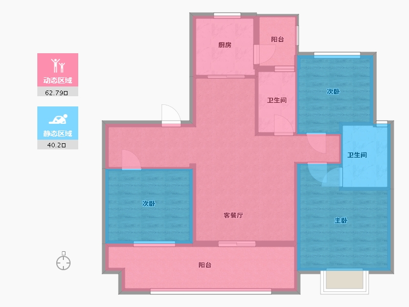 江西省-上饶市-东华政鑫壹号-92.00-户型库-动静分区