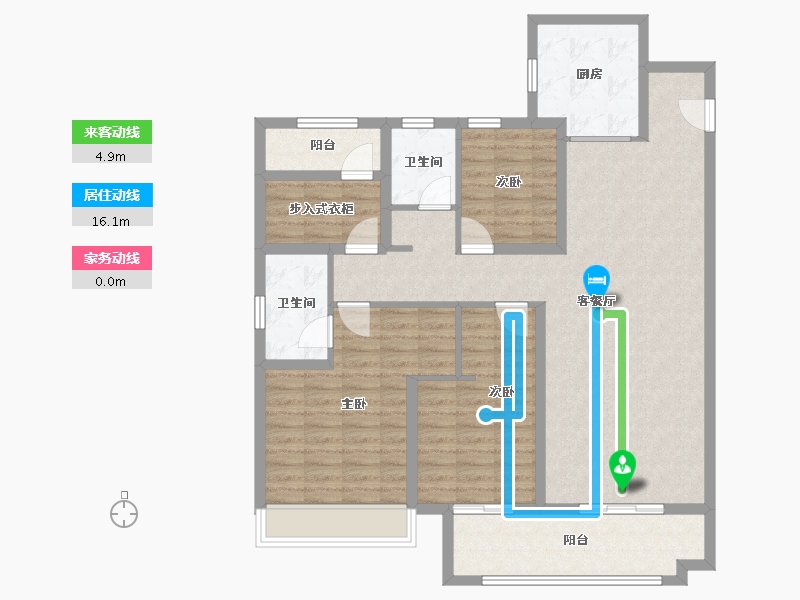 河南省-郑州市-保利文化广场-118.40-户型库-动静线