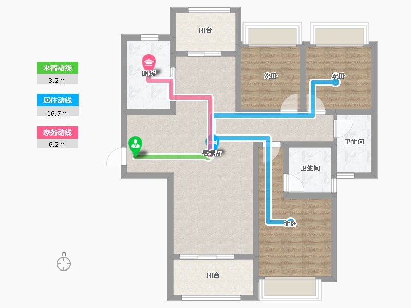 四川省-成都市-保利北新时区-94.40-户型库-动静线