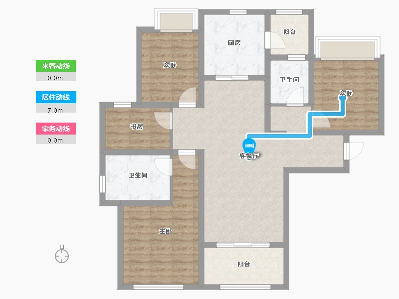 四川省-成都市-保利北新时区-100.01-户型库-动静线