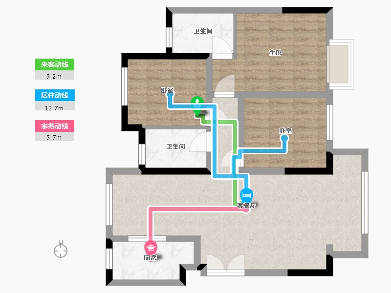 四川省-眉山市-融创璟凌溪-79.00-户型库-动静线