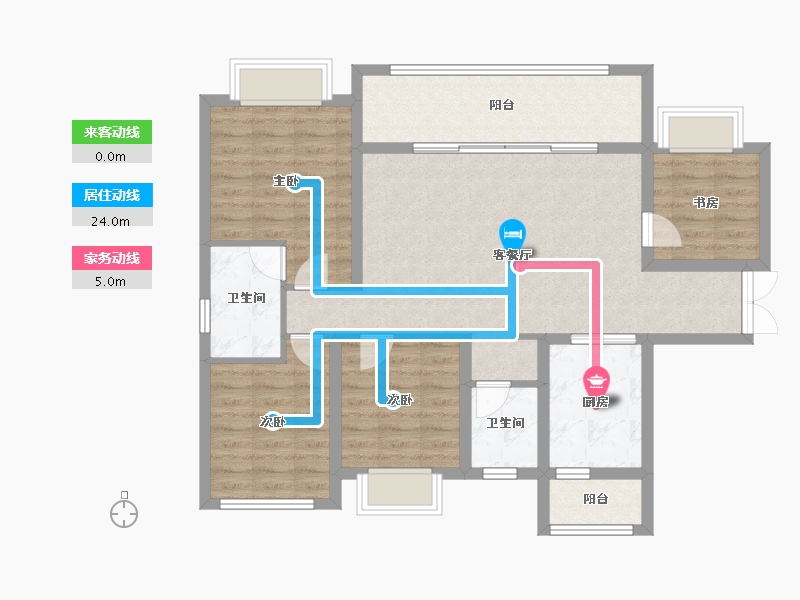 四川省-成都市-蜀道翰文府-96.89-户型库-动静线