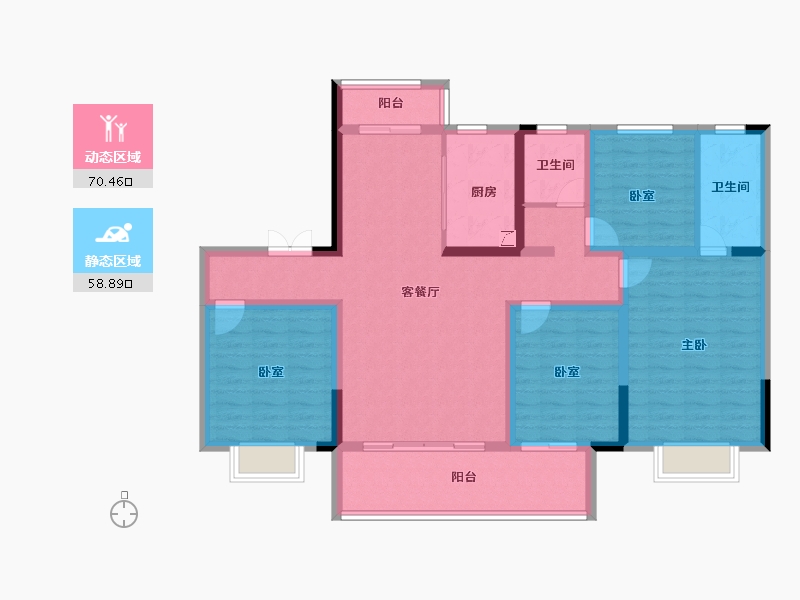 河南省-许昌市-博群上和府-115.20-户型库-动静分区