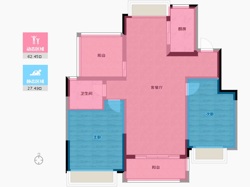 四川省-成都市-福星惠誉江山语-80.11-户型库-动静分区