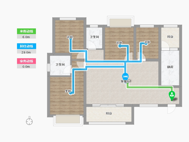 四川省-成都市-保利北新时区-96.42-户型库-动静线