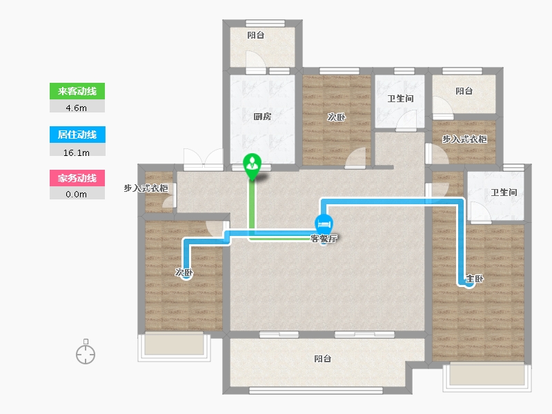 河南省-郑州市-保利文化广场-123.20-户型库-动静线