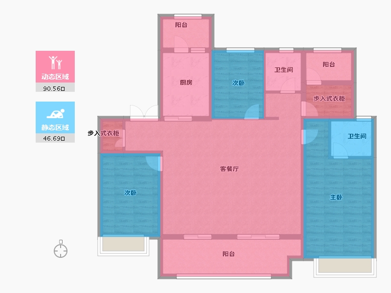 河南省-郑州市-保利文化广场-123.20-户型库-动静分区