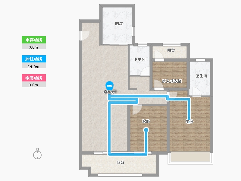 河南省-郑州市-保利文化广场-110.39-户型库-动静线