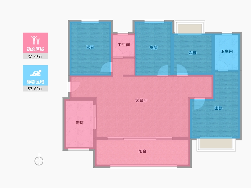 四川省-成都市-保利北新时区-110.21-户型库-动静分区