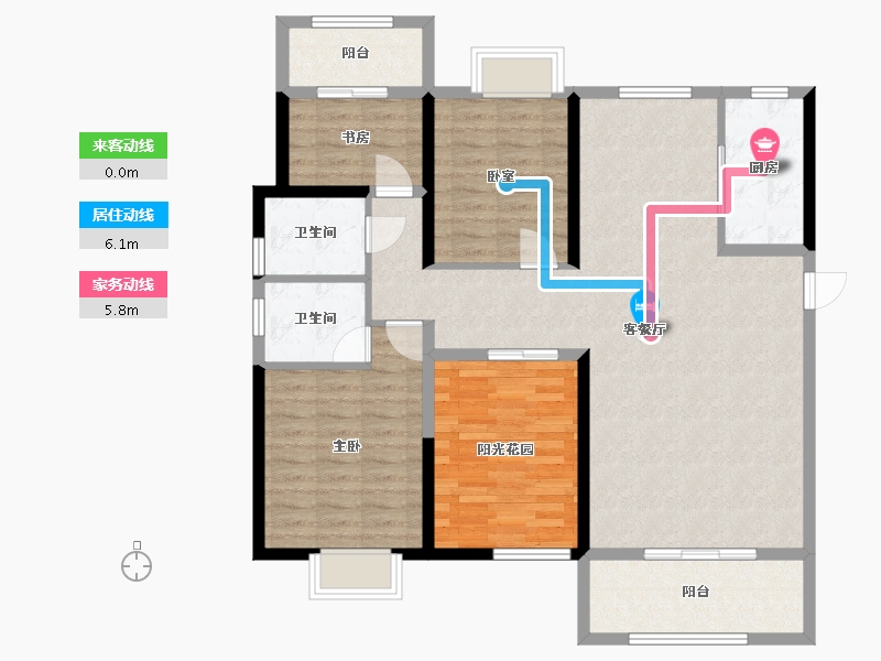 福建省-泉州市-惠安禹州佐岸-107.00-户型库-动静线