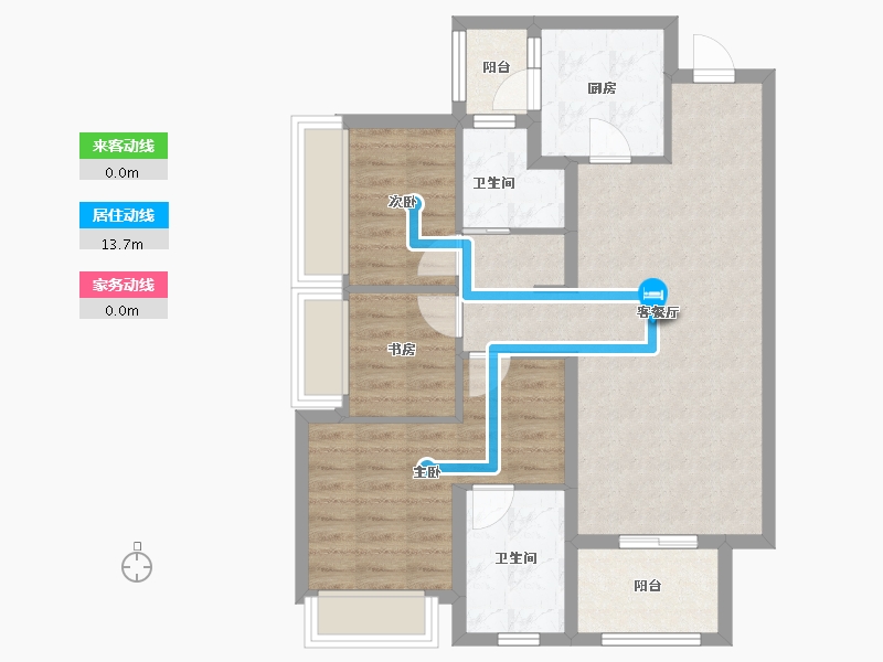 四川省-成都市-保利北新时区-77.60-户型库-动静线