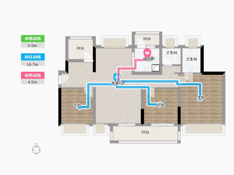 广东省-惠州市-半岛一号6期-115.00-户型库-动静线