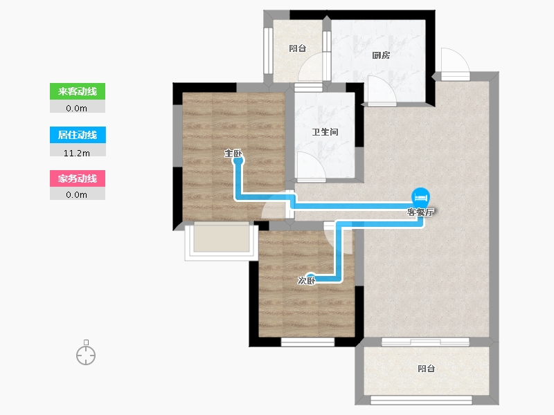 四川省-成都市-成都融创文旅城-61.21-户型库-动静线