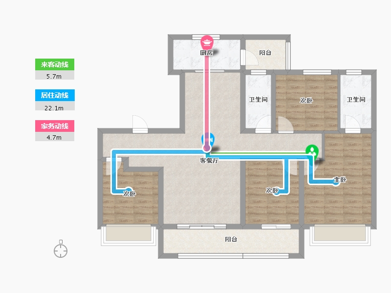 四川省-成都市-中国铁建棠樾-106.30-户型库-动静线