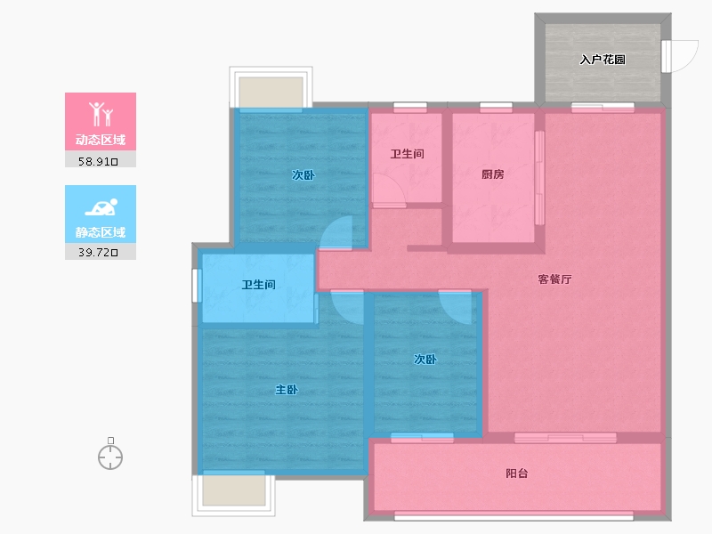 江西省-宜春市-明珠壹号-93.61-户型库-动静分区