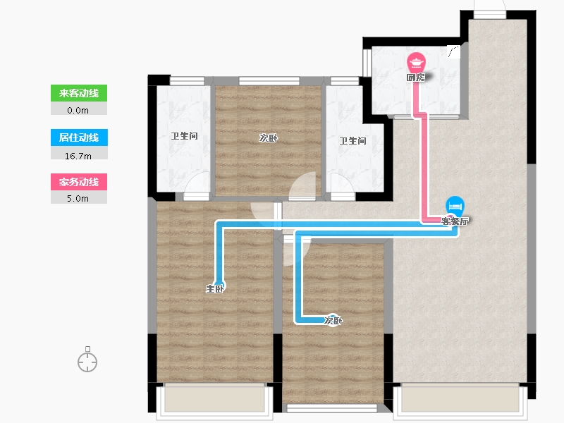 河北省-石家庄市-绿城春和印月-93.60-户型库-动静线