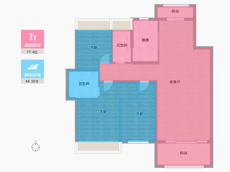 江西省-宜春市-万投·锦秀壹品-112.01-户型库-动静分区