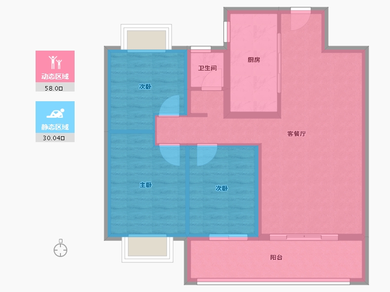 江西省-宜春市-明珠壹号-79.00-户型库-动静分区