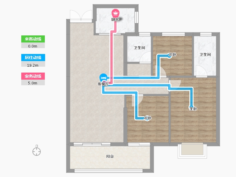 湖北省-宜昌市-中一厚德首府-85.19-户型库-动静线