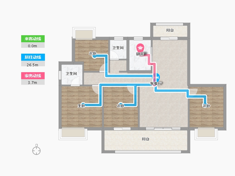 江西省-宜春市-明珠壹号-103.01-户型库-动静线