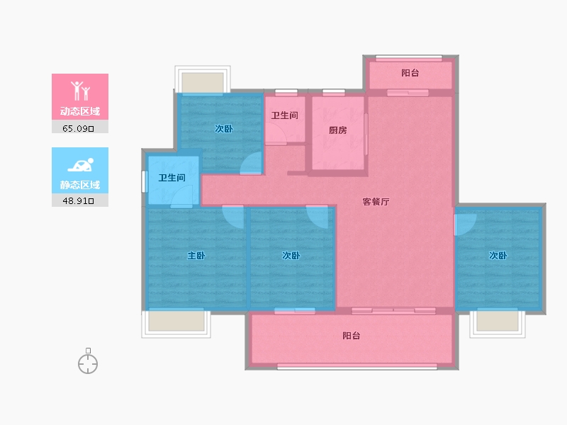 江西省-宜春市-明珠壹号-103.01-户型库-动静分区