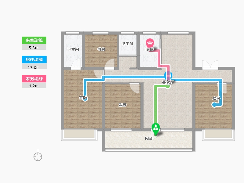 山东省-日照市-高新颐和学府-113.60-户型库-动静线