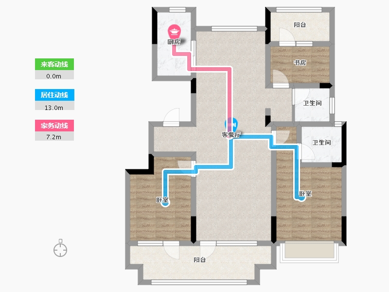 山东省-济宁市-城投瑞马·天悦-101.60-户型库-动静线