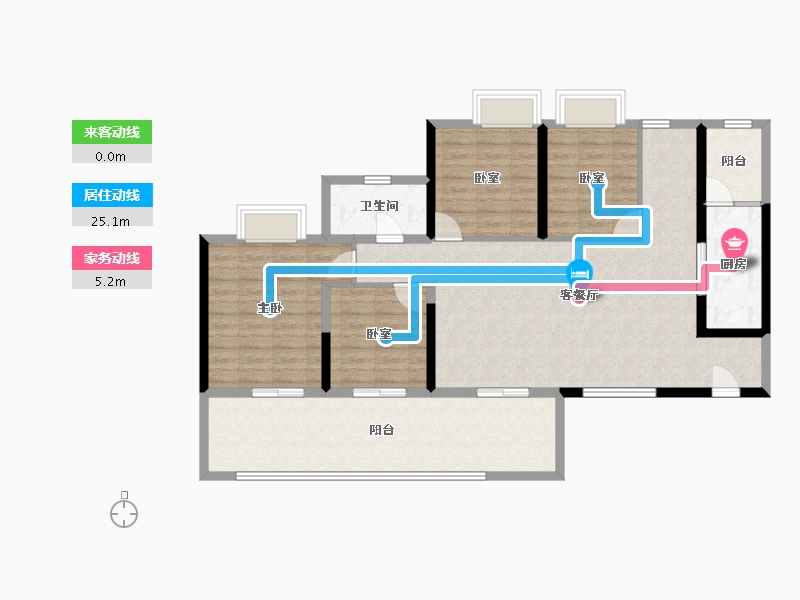 云南省-玉溪市-邦泰·云玺-118.91-户型库-动静线