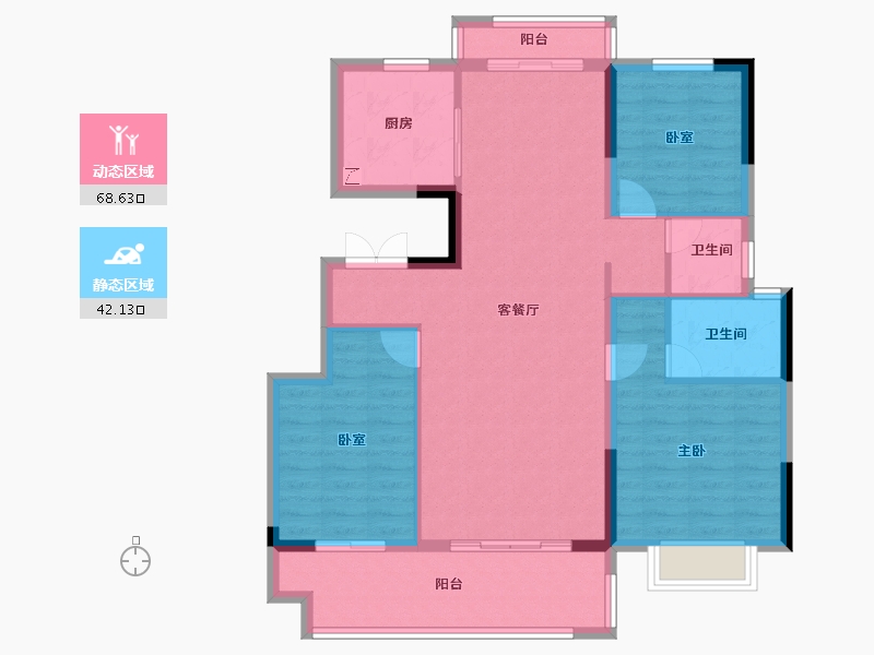 河南省-许昌市-博群上和府-100.00-户型库-动静分区