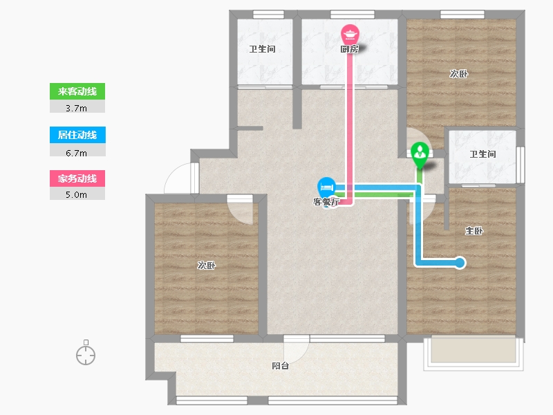 山东省-日照市-高新颐和学府-97.58-户型库-动静线