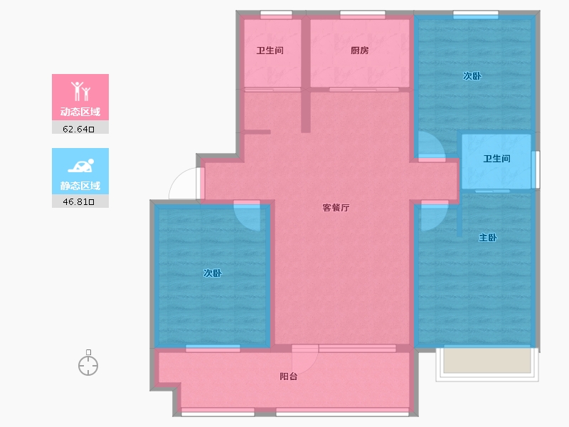 山东省-日照市-高新颐和学府-97.58-户型库-动静分区