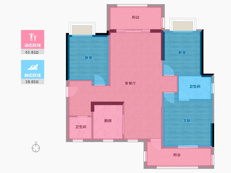 广东省-珠海市-展科花园-92.01-户型库-动静分区