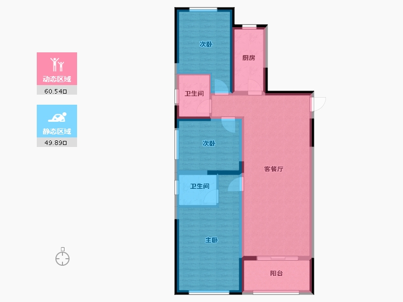 河南省-商丘市-高铁新城A7-99.00-户型库-动静分区