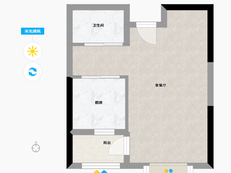 山东省-威海市-金猴圣海名居-34.81-户型库-采光通风