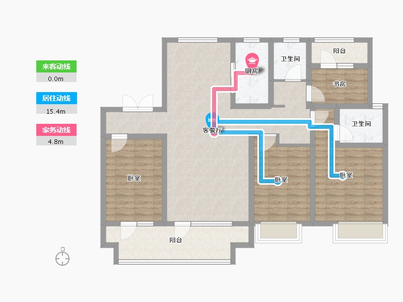 山东省-济宁市-公用瑞马君悦-114.40-户型库-动静线