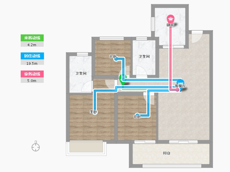 四川省-成都市-海伦堡玖悦府-77.99-户型库-动静线