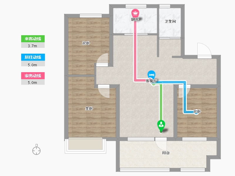 山东省-日照市-高新颐和学府-83.78-户型库-动静线