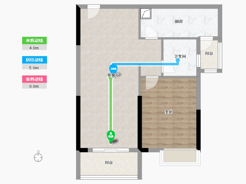 湖北省-武汉市-融创玖玺台-70.00-户型库-动静线