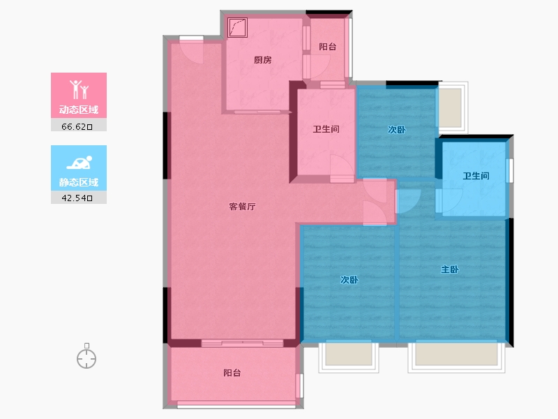 贵州省-贵阳市-恒大茶郡-98.00-户型库-动静分区