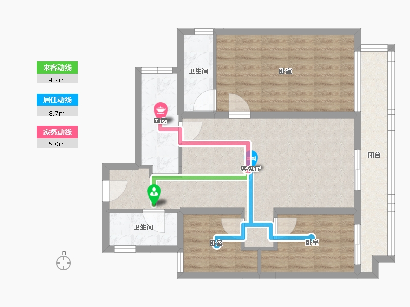 河南省-郑州市-保利心语-99.00-户型库-动静线