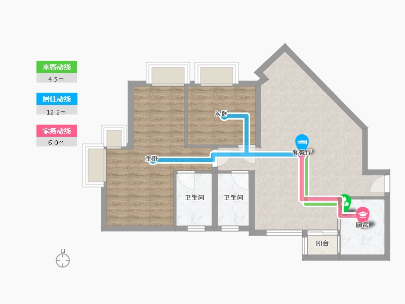 广东省-深圳市-云峰花园-150.00-户型库-动静线